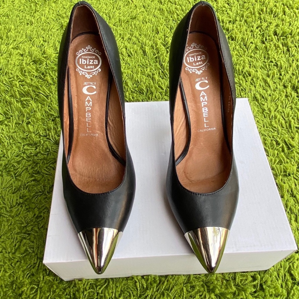 Jeffrey Campbell Heel Silver Flava Cap
